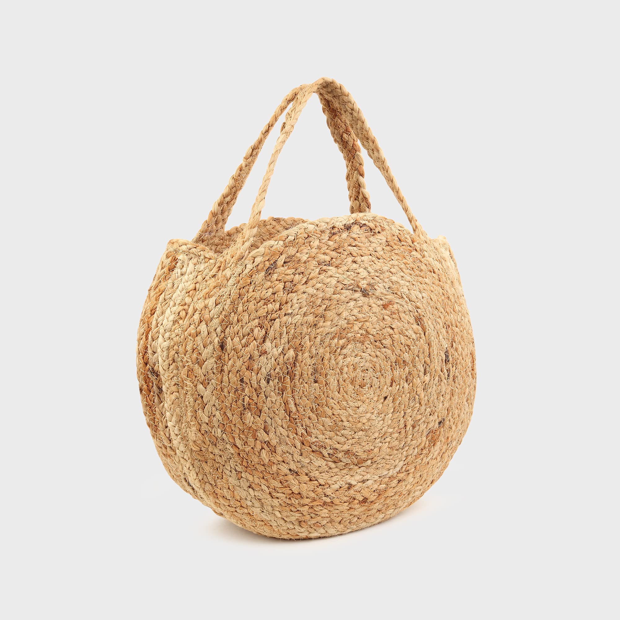 Habere India Woven Jute Tote Bag - Beach & Shopping Handbag