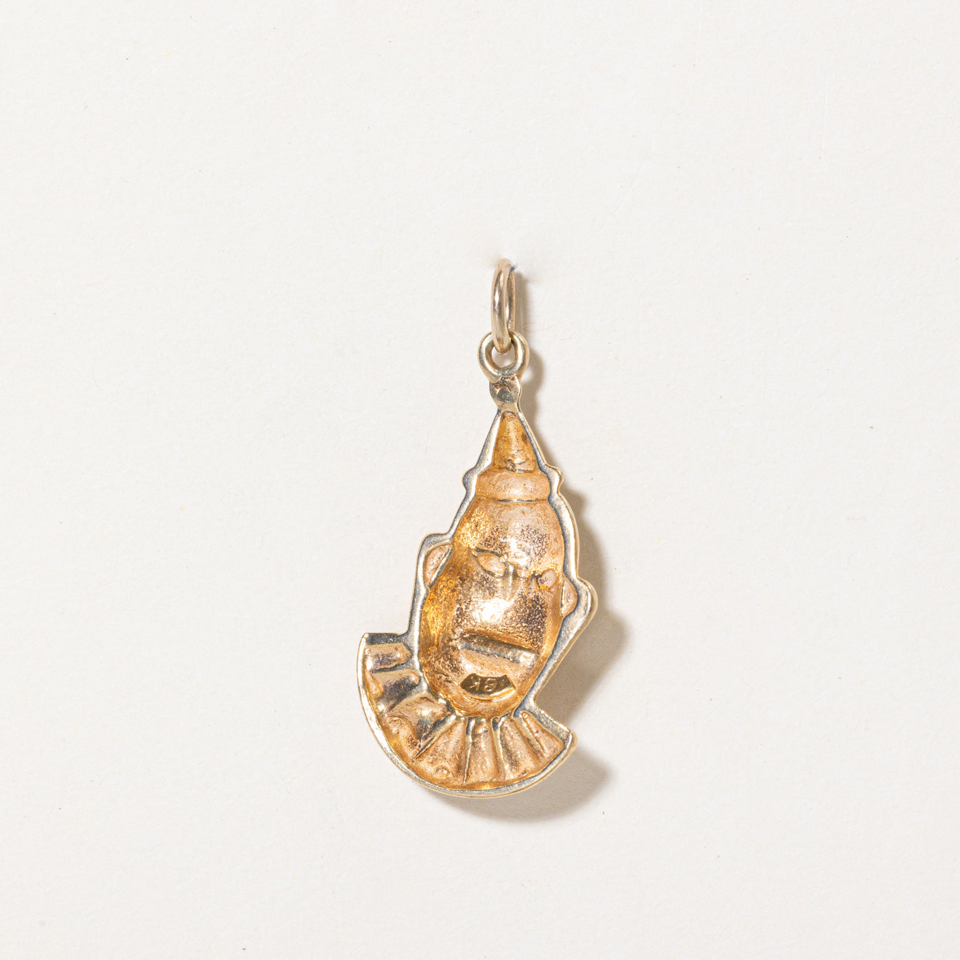 18K Yellow Gold Clown Charm Pendant - Elegant Jewelry for Women & Men - Perfect for Gifts, Parties, and Costume Accessories