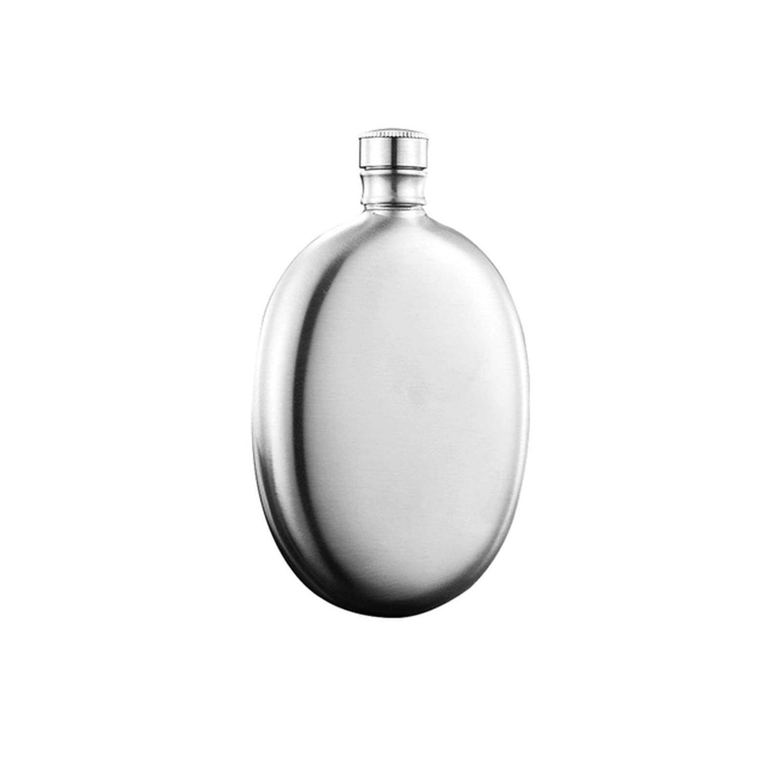 Premium 3OZ Stainless Steel Hip Flask - 304 Food Grade Portable Whiskey & Wine Bottle for Travel, Camping & Outdoor Activities - Classic Silvery Design for Women & Men - Perfect for Hiking, Picnics & Gifts