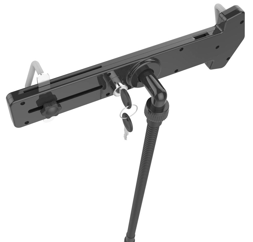 Anti-Theft Tablet Floor Stand Mount - Secure & Adjustable Holder for iPads, Samsung Tablets - Perfect for Retail Stores, Hospitals, and Public Spaces