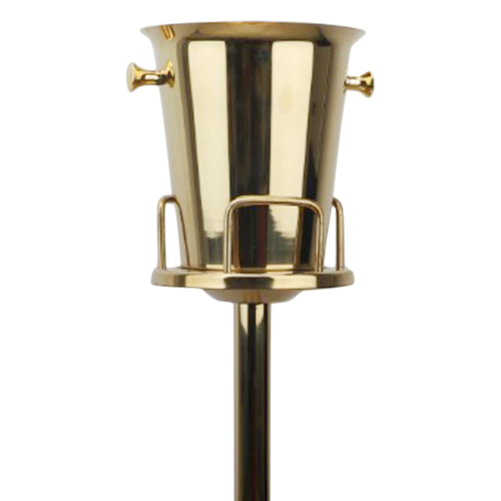 Premium Stainless Steel Ice Bucket with Stand - Elegant Gold Champagne & Wine Cooler for Weddings, Parties, Banquets | Perfect for Cocktails, Beverages & Home Bar Decor