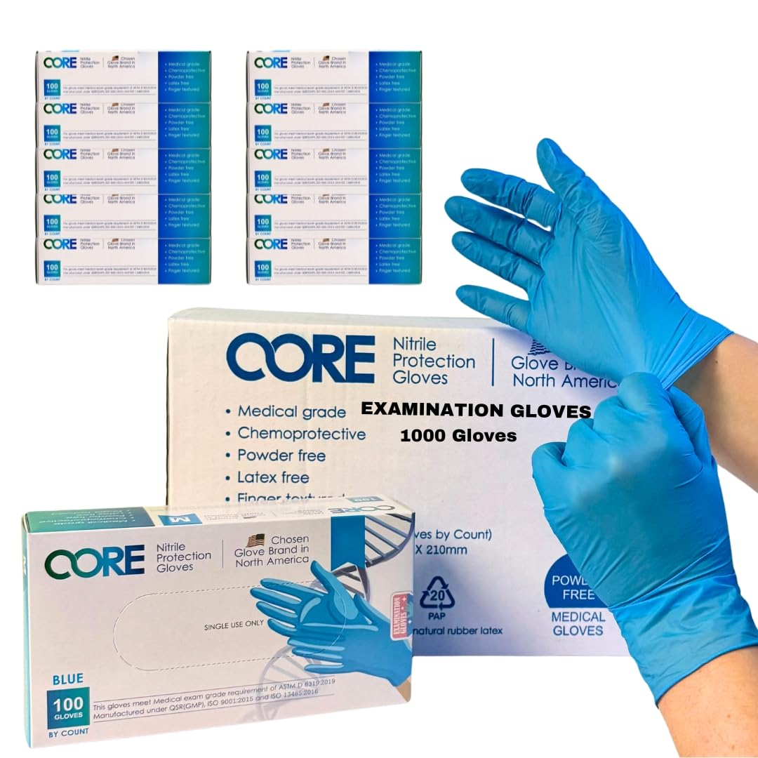 **100-1000 Pcs Nitrile Exam Gloves 9.5-12