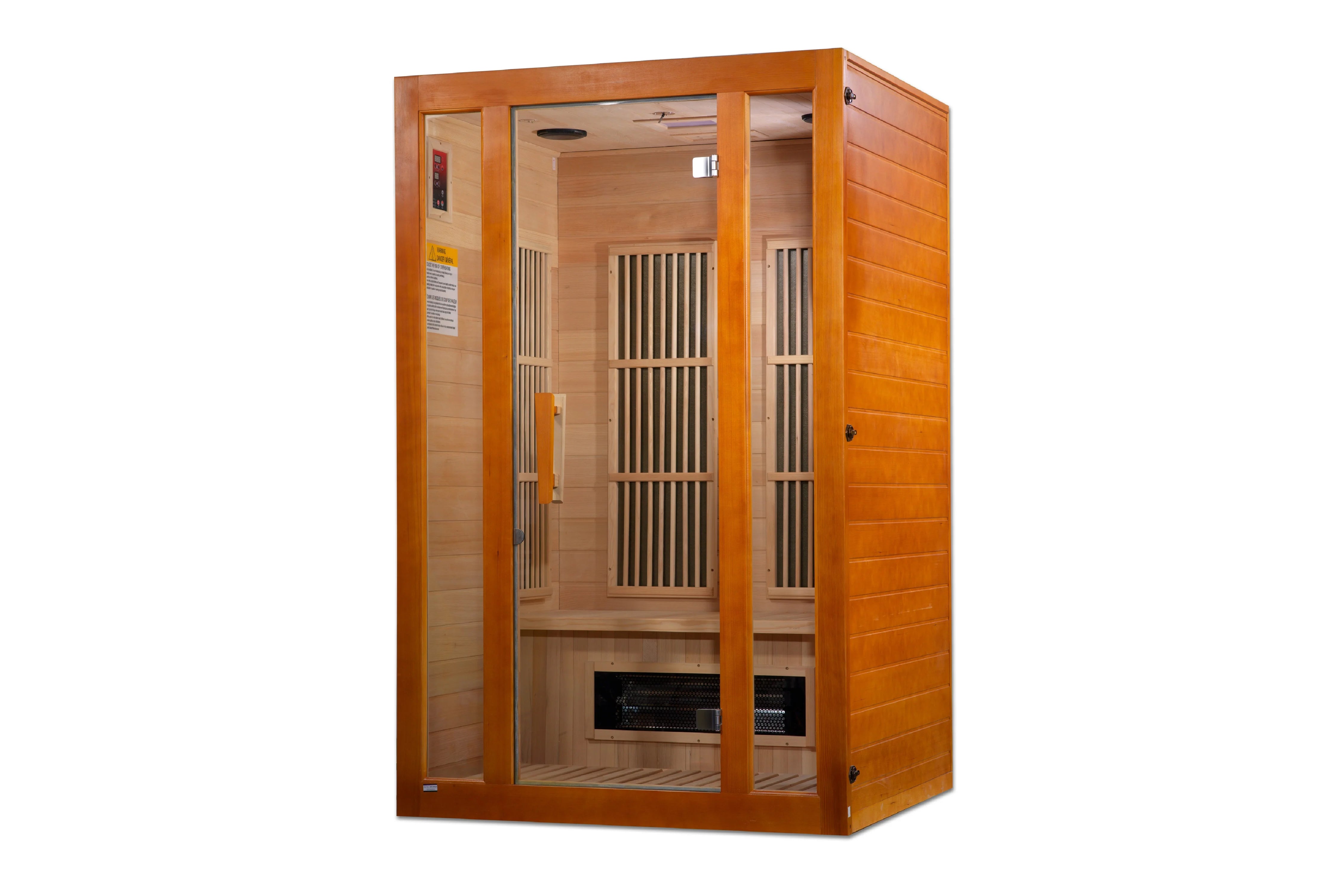 Maxxus Aspen Dual Tech 2 Person Low EMF FAR Infrared Sauna for Home Spa & Relaxation - Perfect for Detox, Weight Loss & Muscle Recovery (Summer Sale)