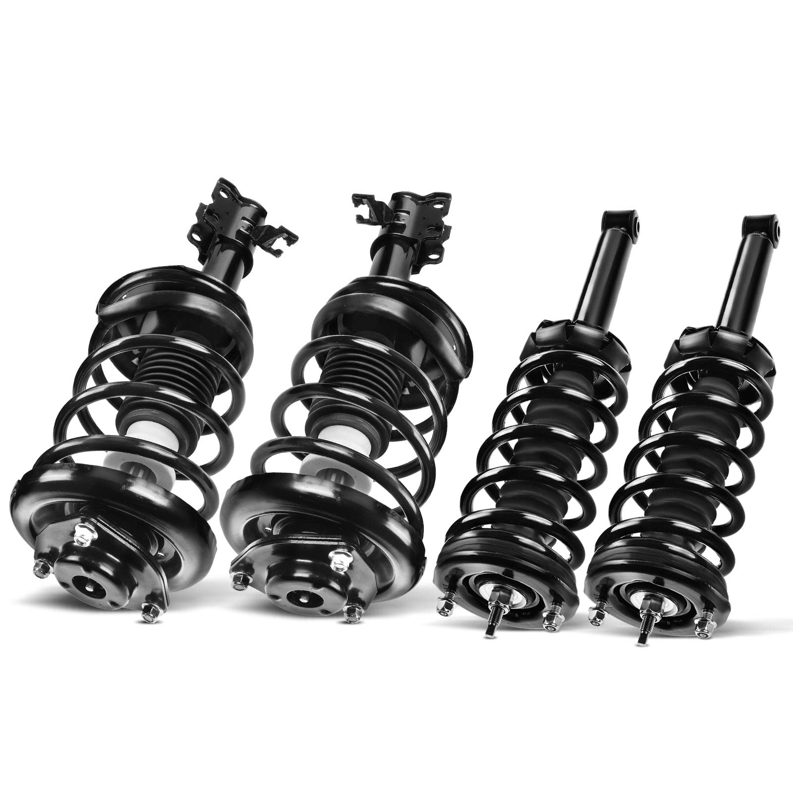 Premium 4-Piece Front & Rear Complete Strut & Coil Spring Assembly Kit - Compatible with Nissan Maxima 1995-1999 (Left & Right) - Smooth Ride Replacement for Bumpy Roads & Daily Commuting
