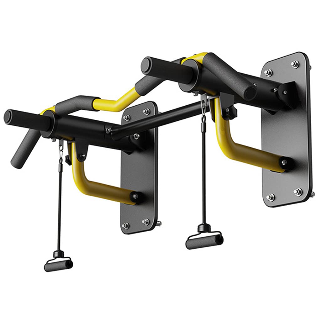 Heavy Duty Wall Mounted Pull Up Bar with Punch Bag Hooks - Multifunctional Home Gym Strength Training Equipment for Men & Women - Perfect for Indoor Workouts, Calisthenics & Home Fitness Training