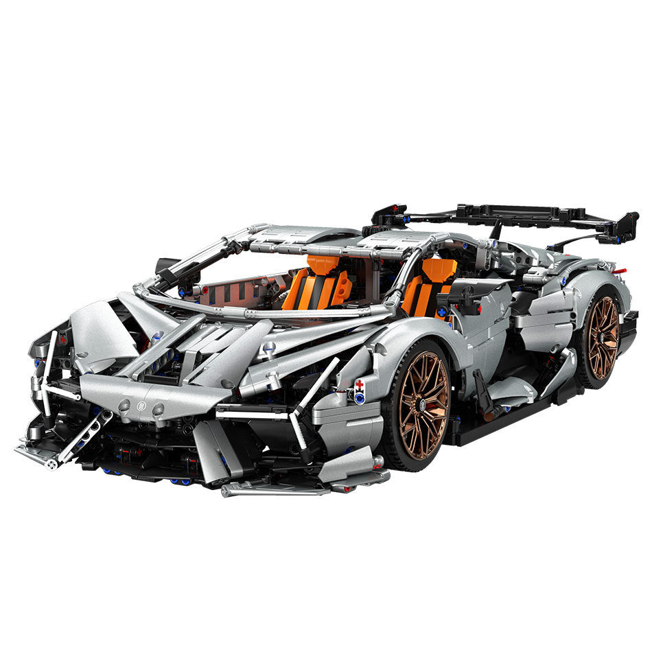 MOYU BLOCK 3224 PCS Lamborghini SVJ Roadster 1:8 Scale Model Building Blocks Set - Perfect for Collectors, DIY Enthusiasts & Home Decoration