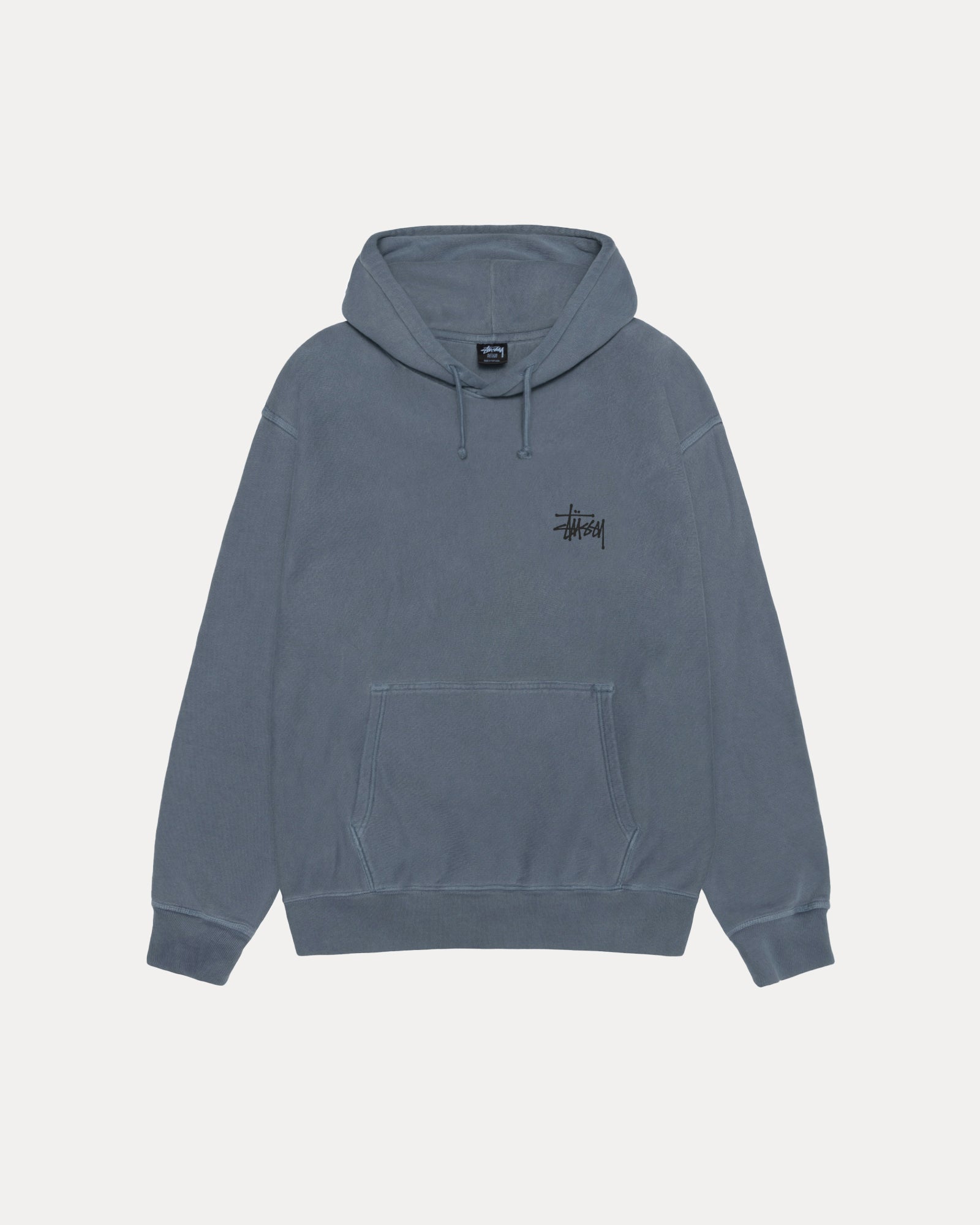 Stüssy Pigment Dyed Basic Hoodie for Men & Women - Comfortable Streetwear for Casual Wear & Urban Fashion