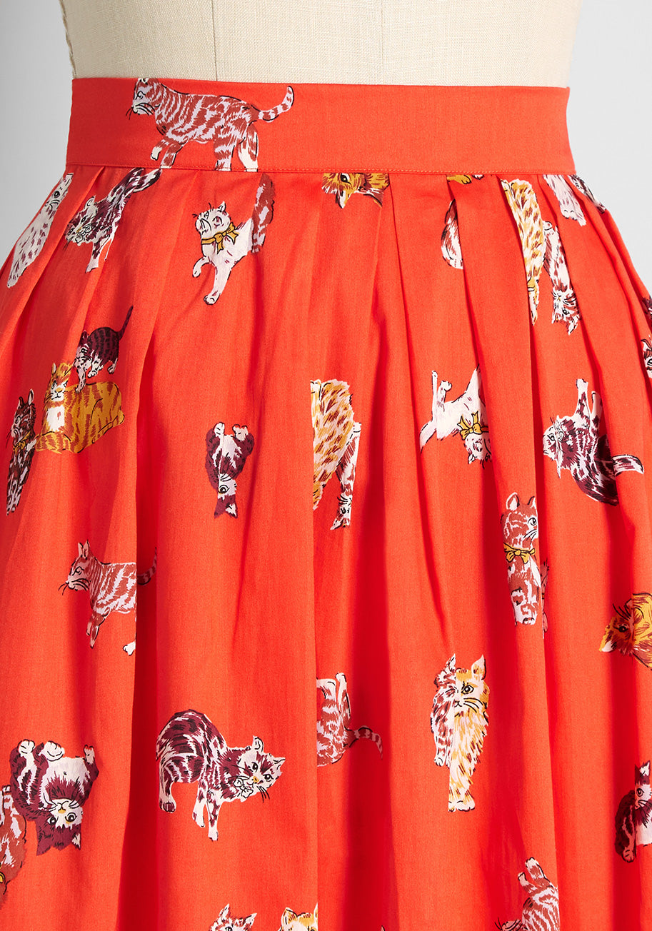Imagine the Possibilities Skirt - Women's Fashion Flowy Midi Skirt for Casual & Dressy Occasions | Perfect for Work, Date Night & Summer Outfits