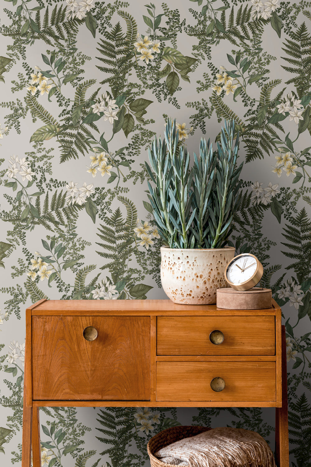 Drawn Into Nature: Flowers & Ferns Wall Art - Botanical Prints for Home & Office Decor - Perfect for Living Room, Bedroom, or Workspace