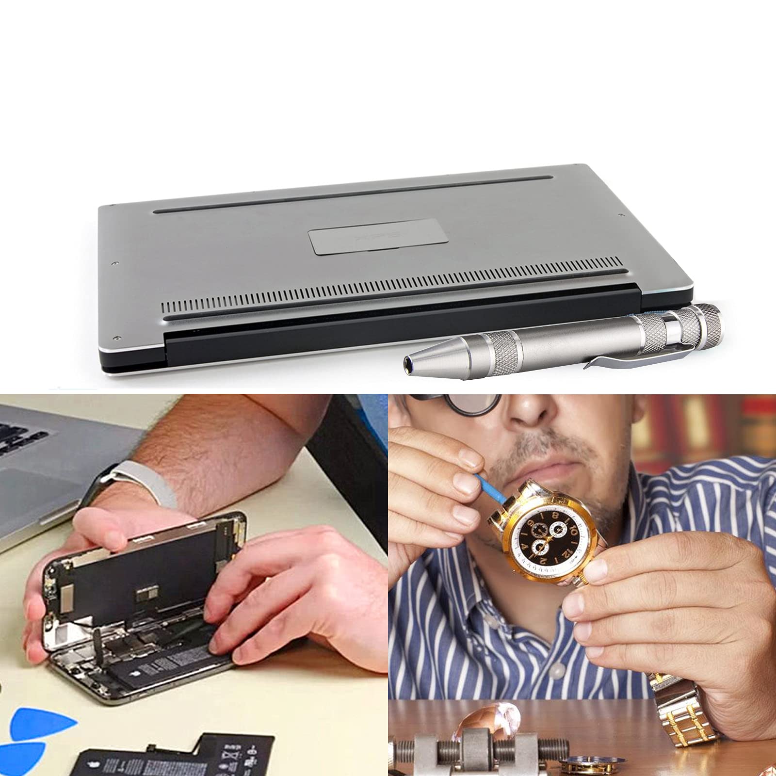 8-in-1 Mini Screwdriver Set with 8 Bits - Precision Repair Tool for Eyeglasses, Computers & Home DIY