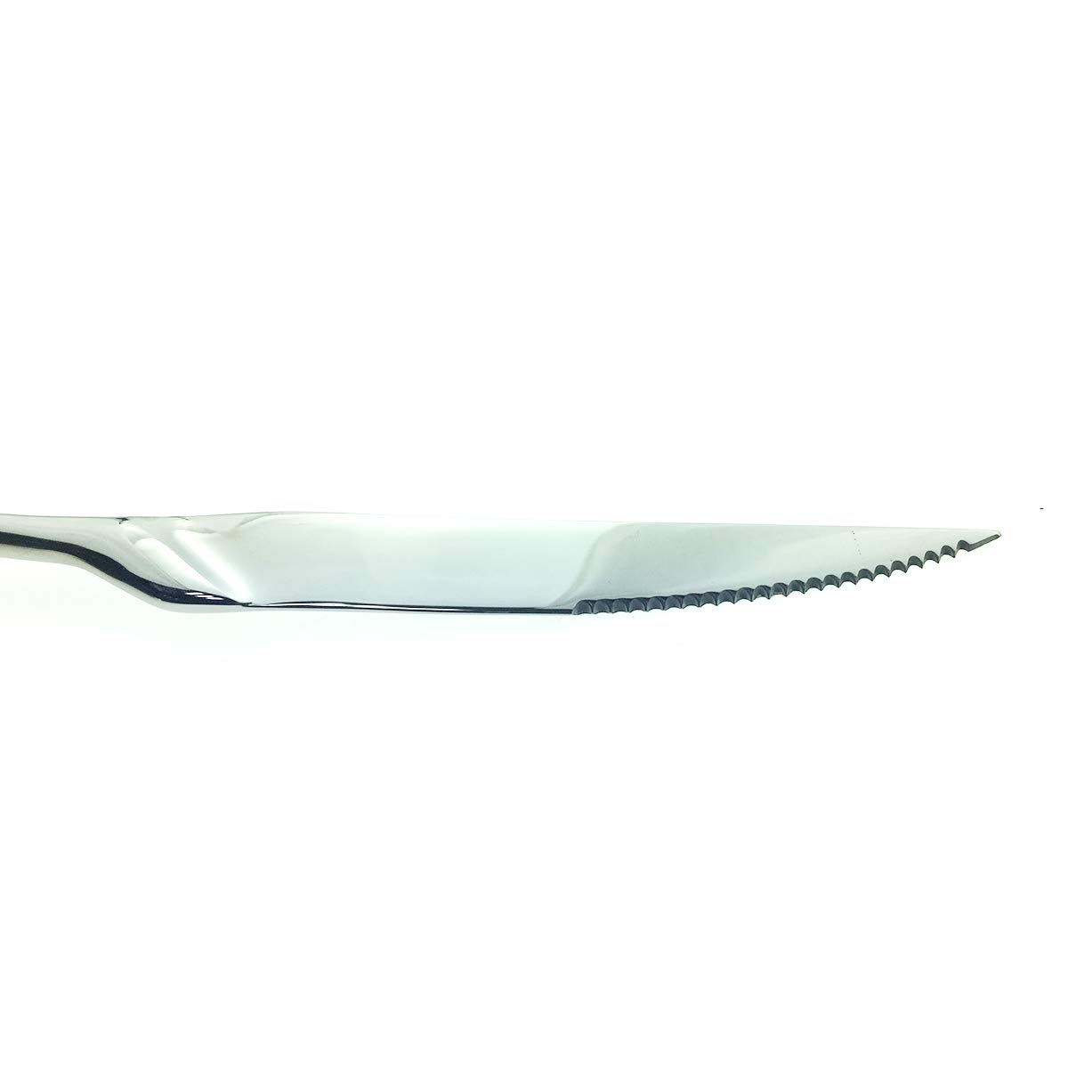 Premium 18/10 Stainless Steel Steak Knife Set of 6 - Professional Chef Grade Steak Knives for Commercial Kitchens & Home Use - Mirror Polished Silver - Perfect for BBQ, Weddings, Dinner Parties & Everyday Dining