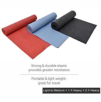 Premium Dyna Physical Resistance Bands Set - Heavy Duty Exercise Bands for Strength Training, Physical Therapy, Yoga & Home Workouts - Perfect for Gym, Fitness & Rehabilitation