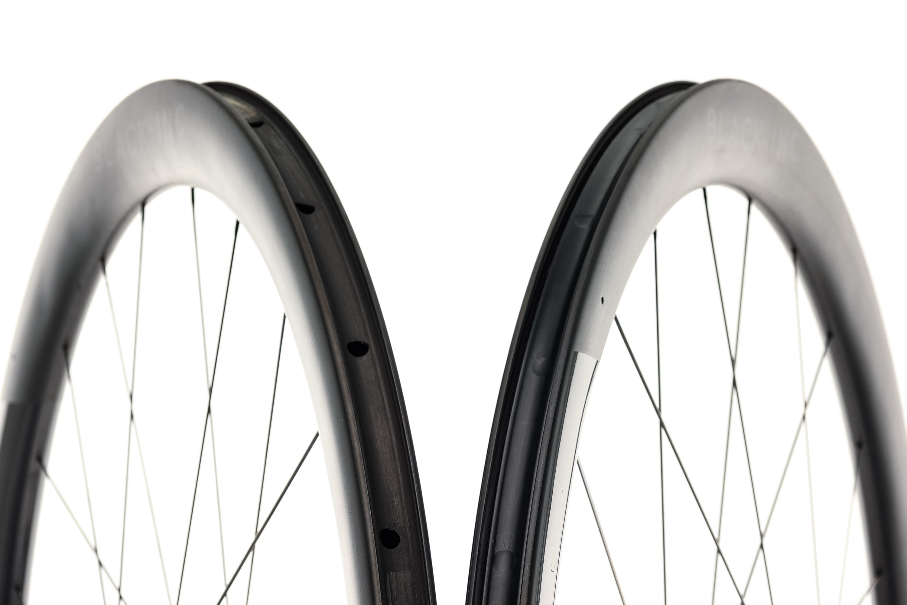 Black Inc Fifty Carbon Tubeless 700c Wheelset - Lightweight Aero Road Bike Wheels for Racing & Performance Cycling | Perfect for Triathlons & Competitive Road Races
