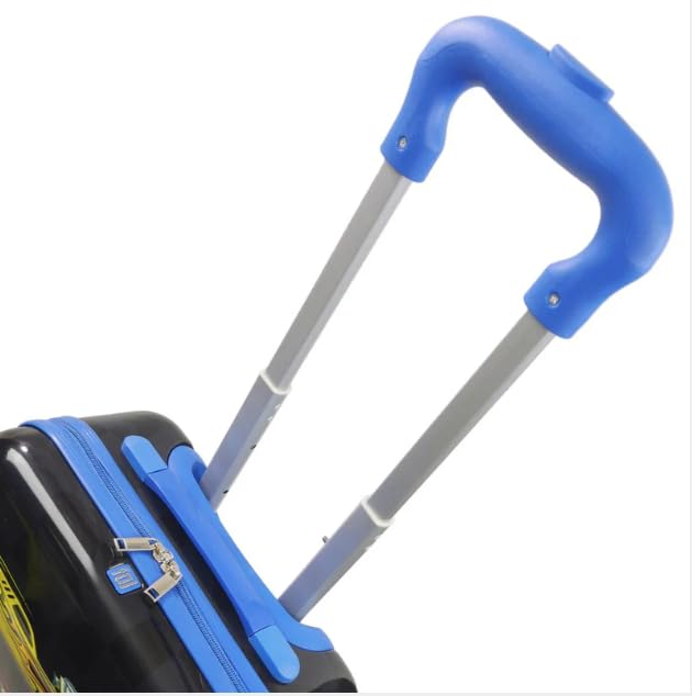 FUL Unisex Hot Wheels 20.5 Inch Carry On Rolling Luggage - Lightweight Hardshell Spinner Suitcase with 360° Wheels (Blue) | Perfect for Air Travel, Business Trips & Weekend Getaways