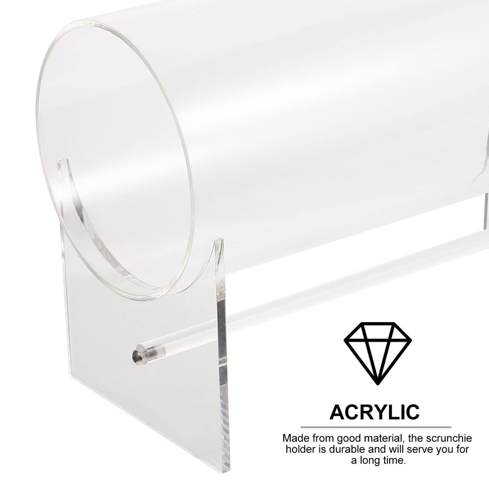 FRCOLOR Acrylic Headband Organizer - Jewelry & Hair Accessory Display Stand for Girls