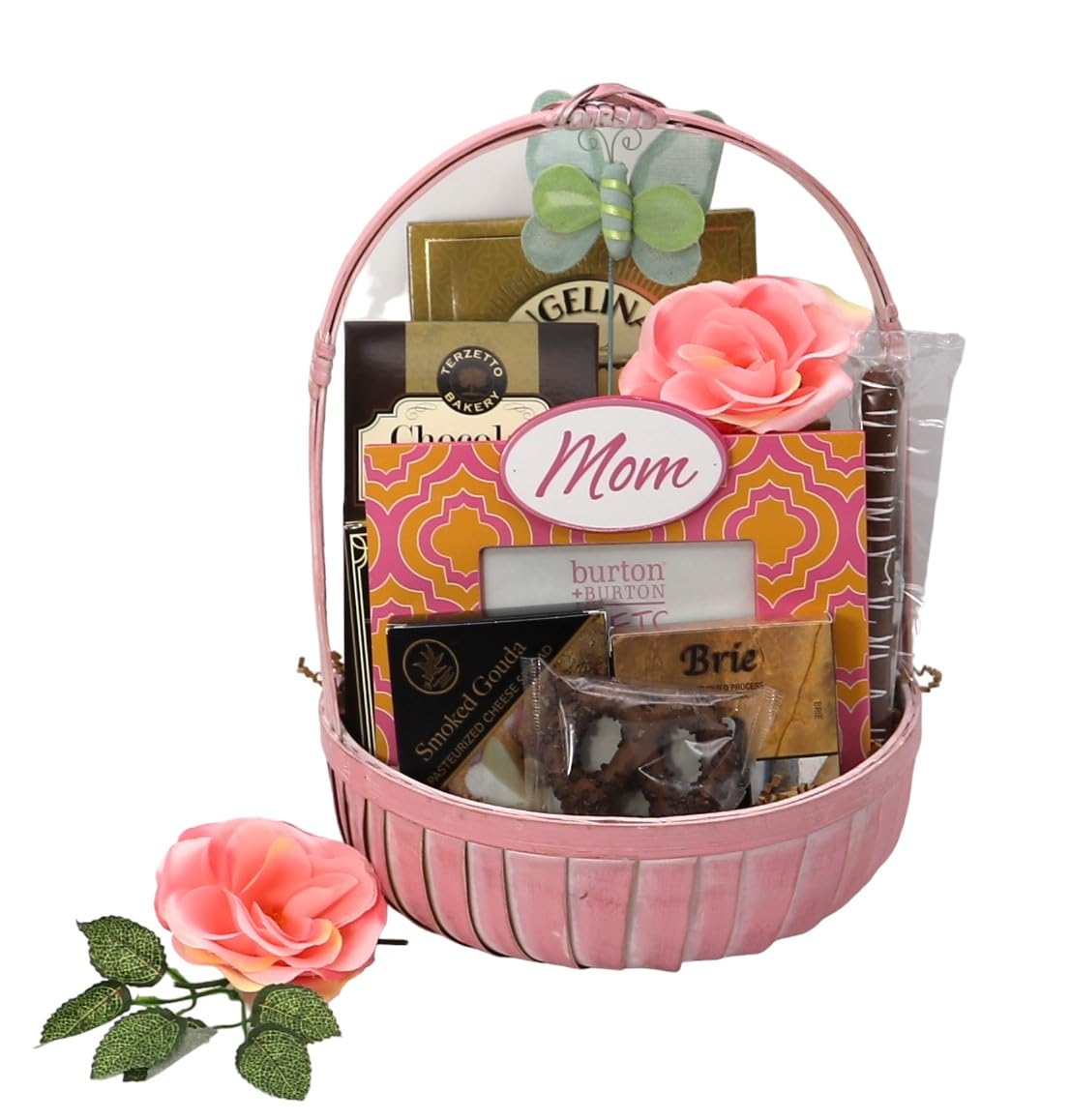 Gourmet Gift Basket for Mom - Luxury Spa & Sweet Treats Care Package with Chocolates, Cookies & Keepsakes | Perfect for Mother's Day, Birthday & Thank You Gifts