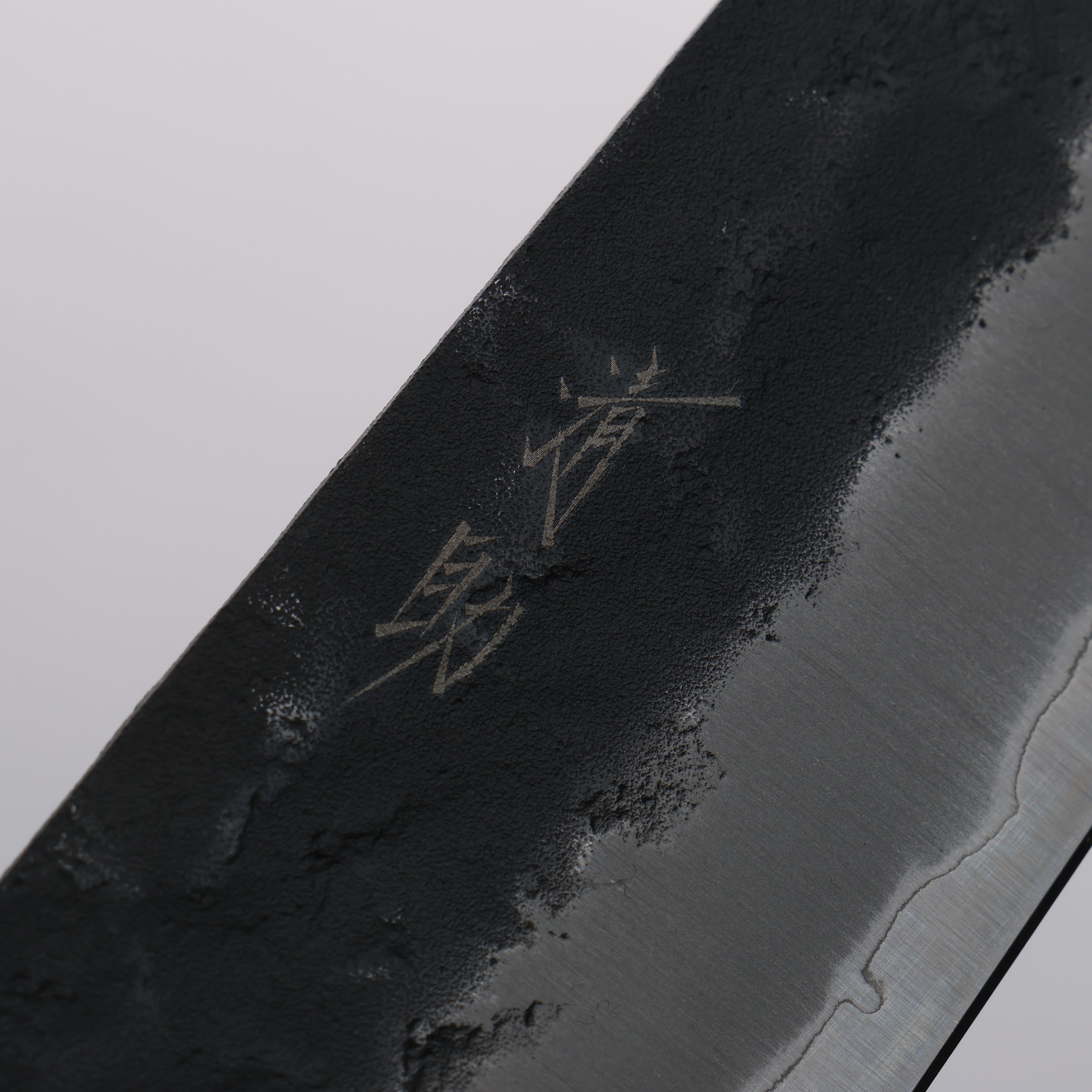 Seisuke Blue Super Black Nashiji Bunka Knife 170mm with Rosewood Handle & White Pakka Wood Ferrule – Perfect for Sushi, Vegetables, and Precision Kitchen Tasks