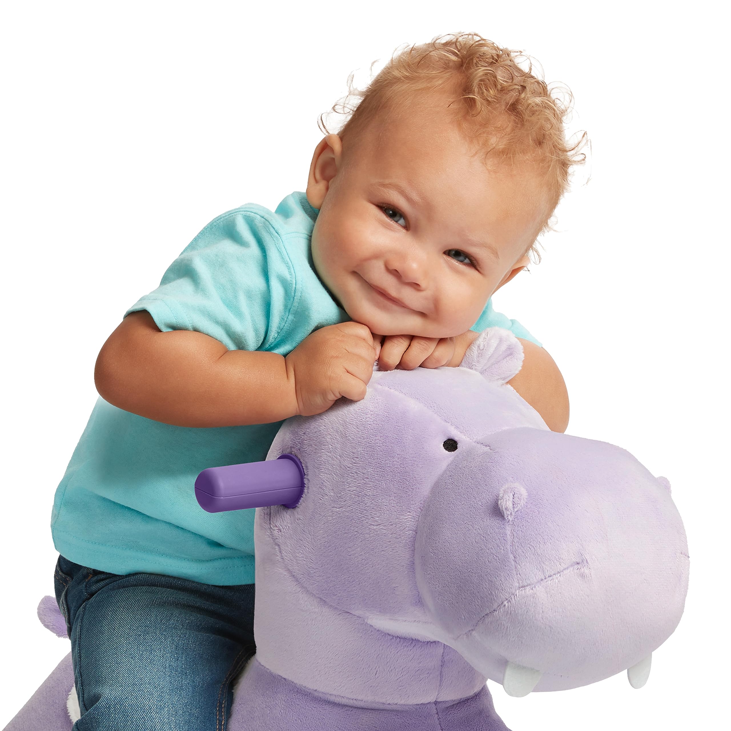 Radio Flyer Holly The Rolling Hippo - Toddler Ride-On Toy for Kids Ages 1-3 Years | Large Push Walker with Wheels | Indoor & Outdoor Play for Early Childhood Development