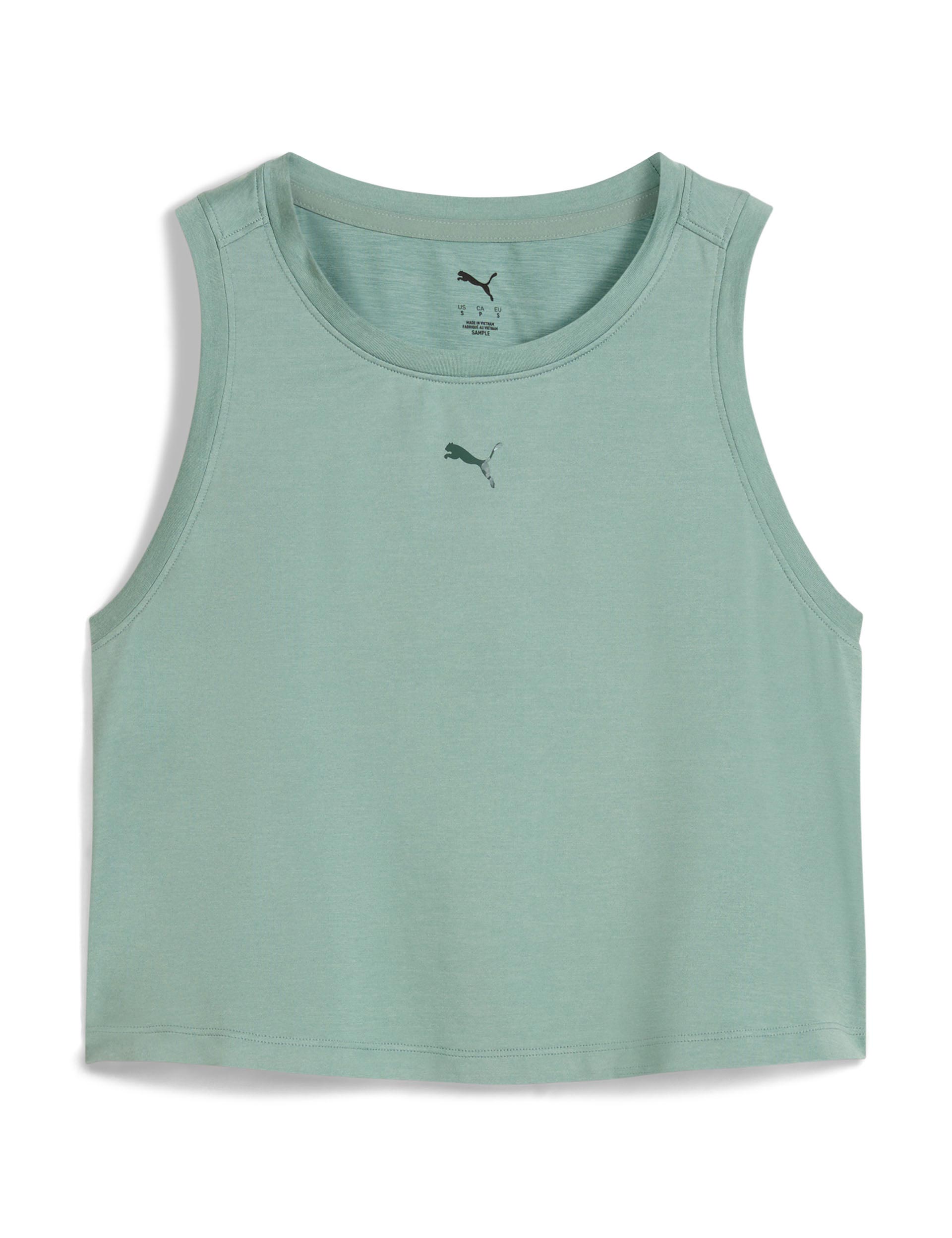 Cloudspun Sleeveless Tank Top - Soft Green Moon Heather Color - Perfect for Yoga, Gym & Summer Outfits