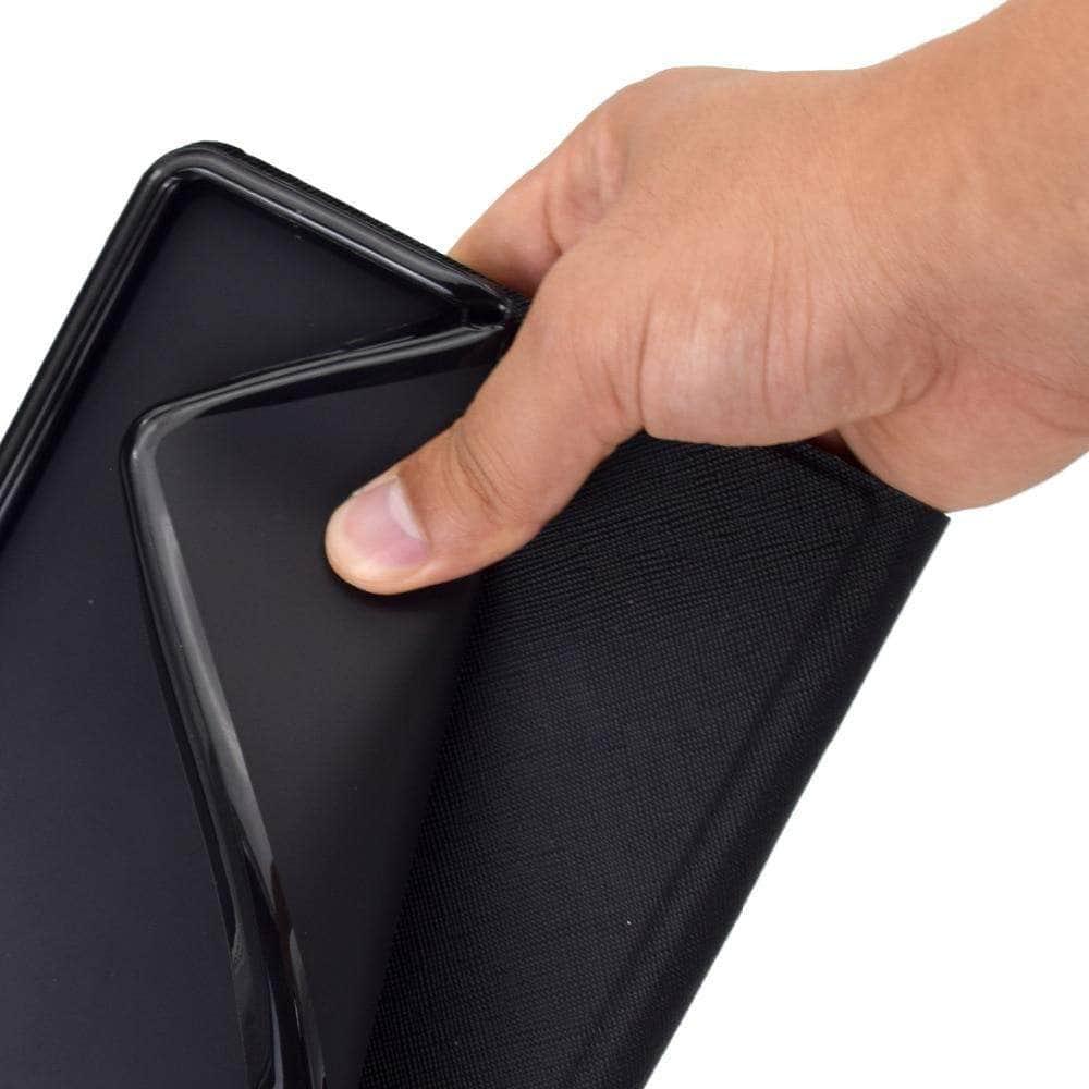 Magnetic Auto Wake Sleep Smart Cover for Samsung Galaxy Tab S7 T870 T875 with Glitter Design & Card Slot - Perfect for Work, Study, and Entertainment