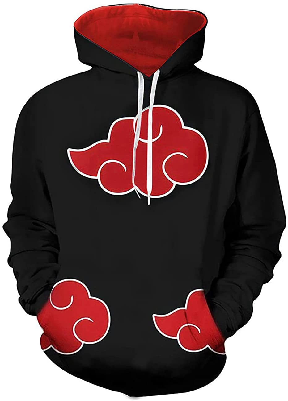 3D Printed Anime Hooded Sweatshirt for Men - Cool Pullover Hoodie with Unique Design - Perfect for Cosplay, Streetwear & Casual Outfits