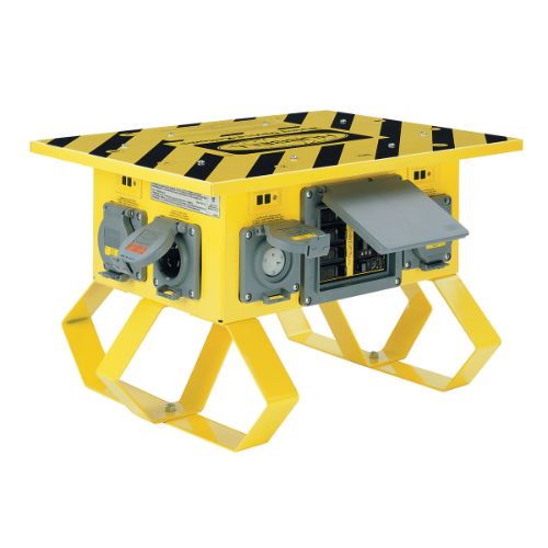 Spider II Spider Boxes 30A Single Phase 120/240VAC Power Distribution Box - Perfect for Construction Sites, Outdoor Events, and Temporary Power Supply