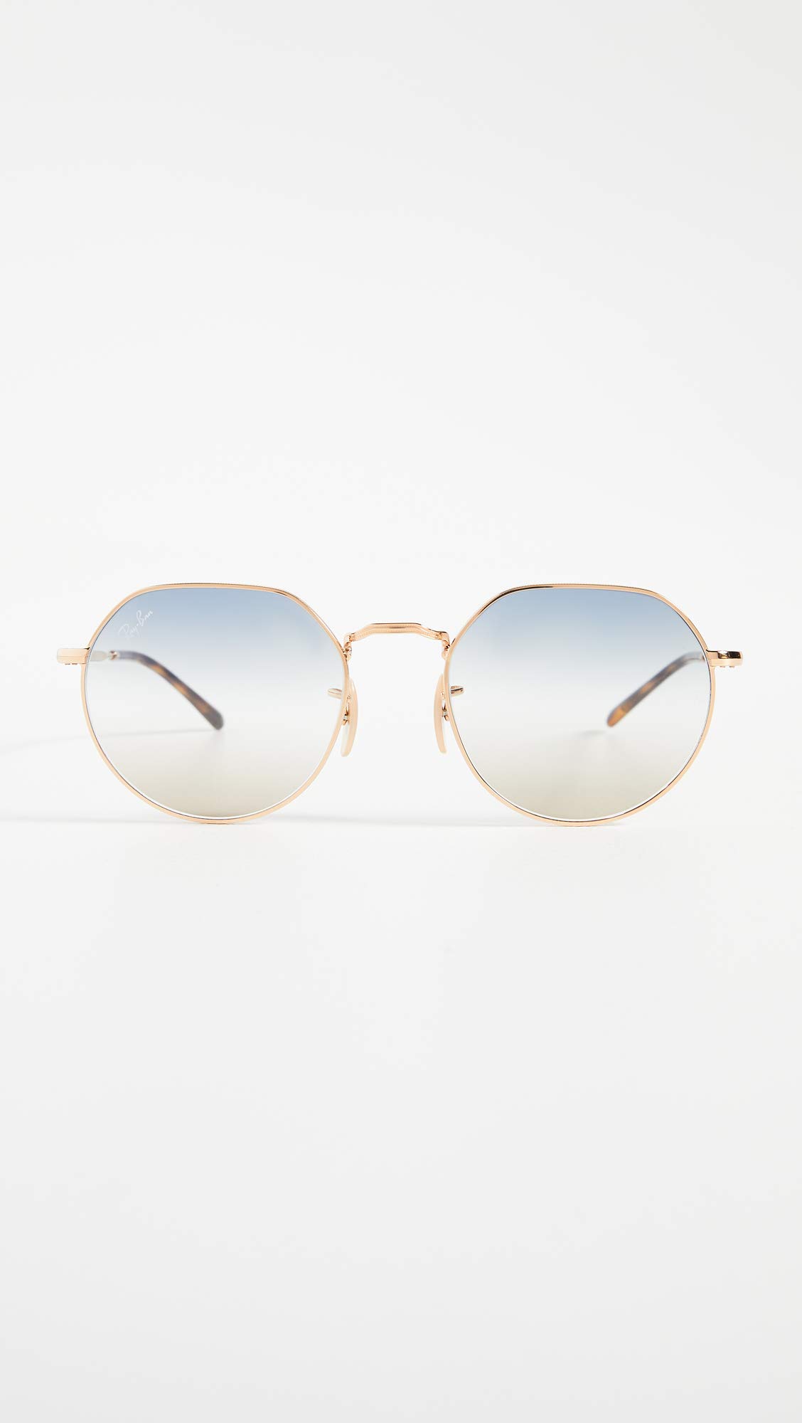 Ray-Ban RB3565 Jack Round Sunglasses - Classic Polarized Aviator Sunglasses for Men & Women | UV Protection, Lightweight & Durable for Driving, Travel & Outdoor Activities