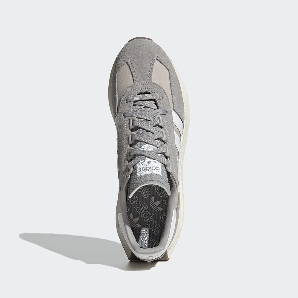Adidas Originals Men's Retropy E5 Sneaker - Grey/White/Black Running Shoes Size 11.5 | Comfortable Retro Athletic Shoes for Men | Perfect for Casual Wear, Gym & Street Style