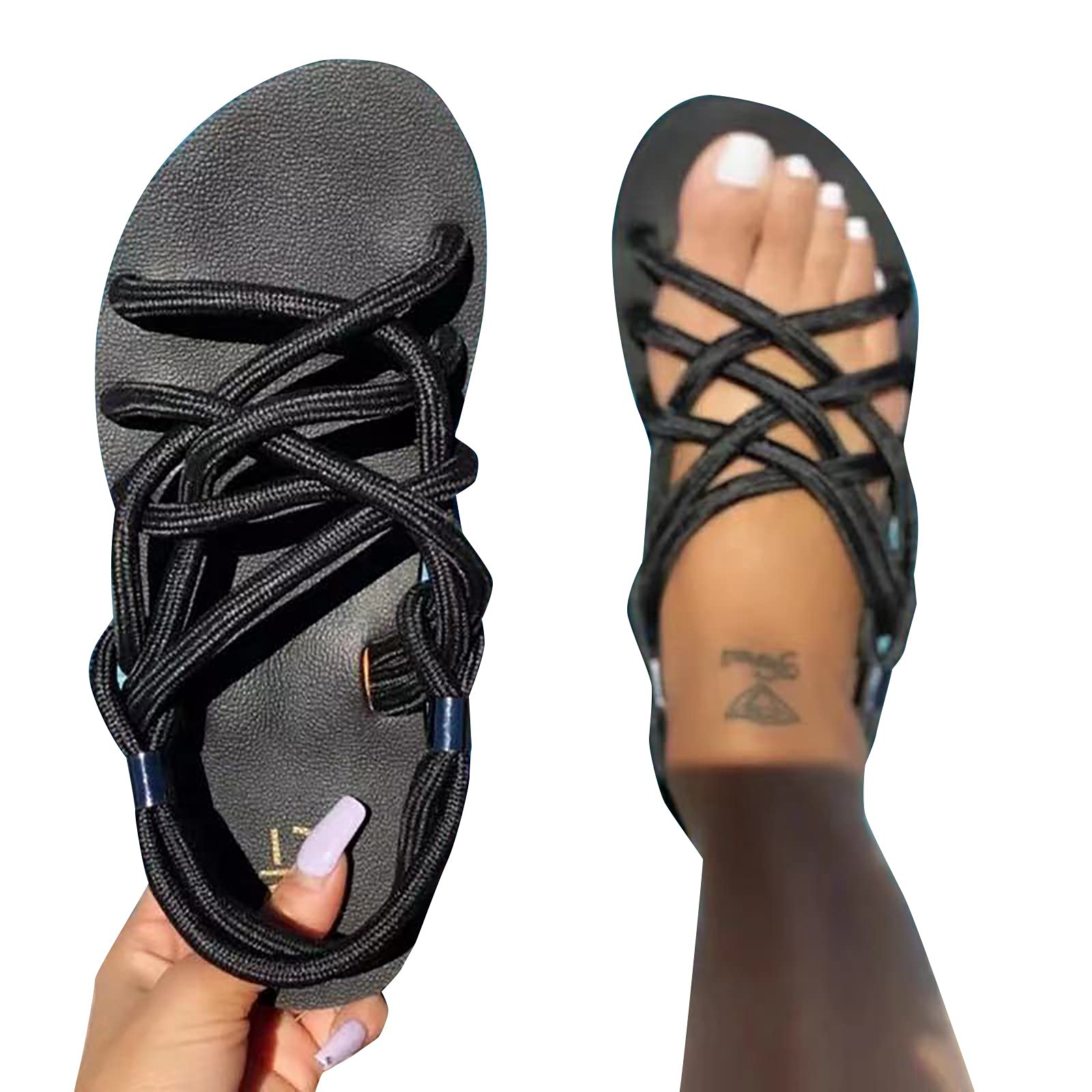 Women's Slip-On Flat Sandals - Candy Color Summer Casual Shoes for Ladies | Beach, Vacation & Everyday Wear