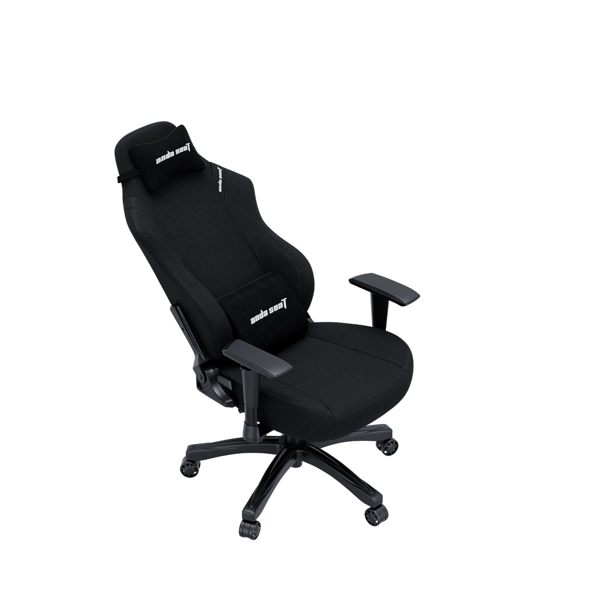 Anda Seat LUNA Fabric Gaming Chair - Ergonomic Office Chair with Lumbar Support for PC, Console & Work - Black - Perfect for Gaming, Streaming & Home Office