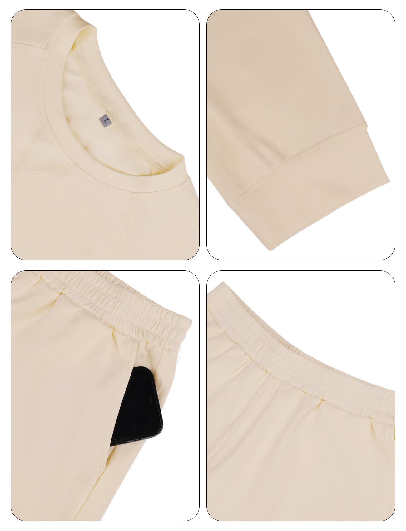 KFUBUO Women's 2 Piece Lounge Set - Soft Summer Matching Outfits with Short Sleeve Top & Comfy Shorts - Cozy Loungewear for Home, Yoga & Relaxation