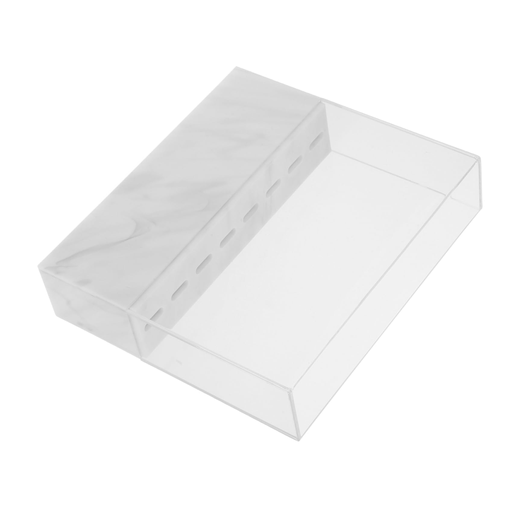 Premium Marble Pattern Acrylic Tweezers Holder - 8 Slot Organizer for Eyelash Extensions Tools | Perfect for Salon, Spa & Home Beauty Stations