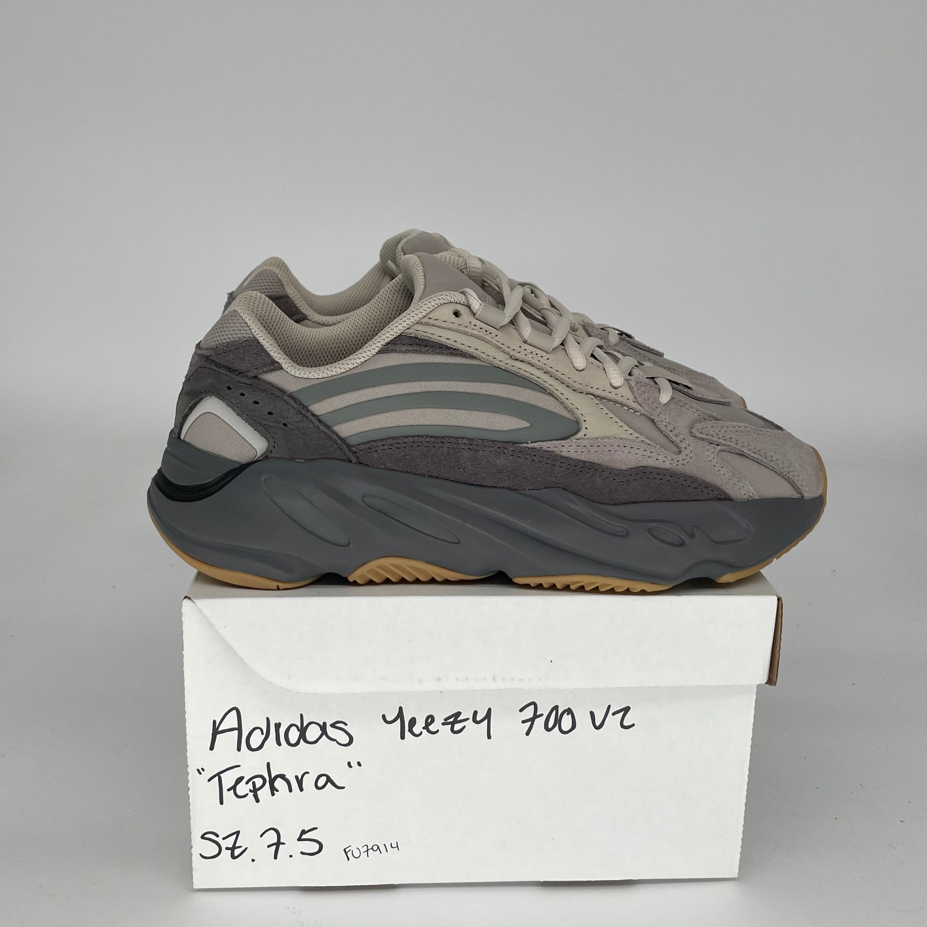 Adidas Yeezy 700 V2 Tephra Sneakers - Men's Size 7.5 (FU7914) | Comfortable Running Shoes for Casual Wear & Gym Workouts