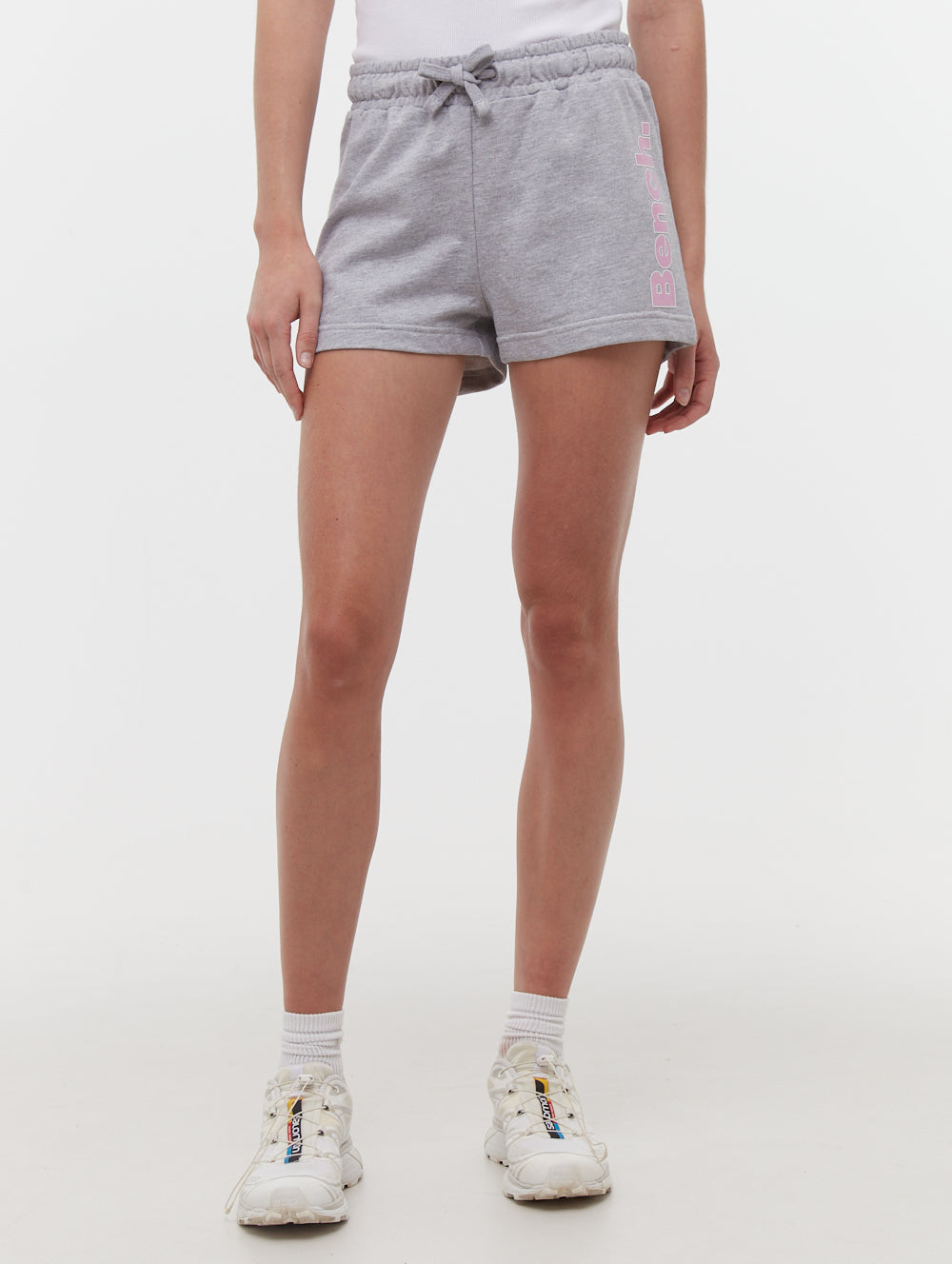 Phoebe Hip Logo Jogger Shorts for Women - Comfortable Athletic Running Shorts with Stylish Design - Perfect for Gym, Yoga, and Casual Wear