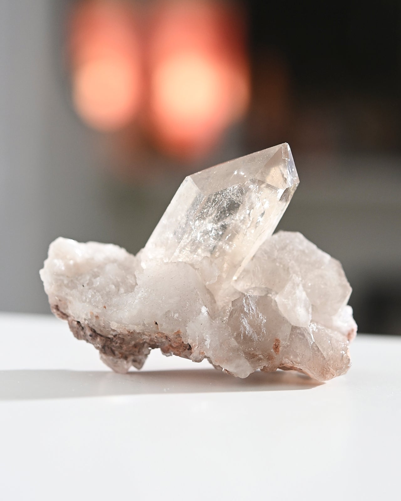 Natural Peruvian Quartz Cluster - 3 Inch Healing Crystal for Meditation, Reiki & Home Decor | Spiritual Energy Stone for Positive Vibes & Feng Shui