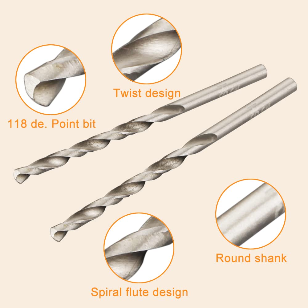 10PCS 2mm HSS Mini Drill Bits Set - High Speed Steel Straight Shank Twist Drills for Electrical Work, DIY Projects & Rotary Tools - Perfect for Jewelry Making, PCB Drilling & Small Craft Work