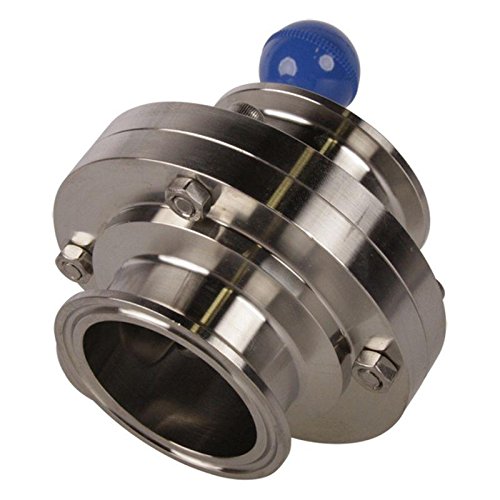 2 Inch Tri Clamp Butterfly Valve - Stainless Steel SS304 & Silicone Seal - 3 Pack for Brewing, Food Processing & Industrial Applications - Glacier Tanks