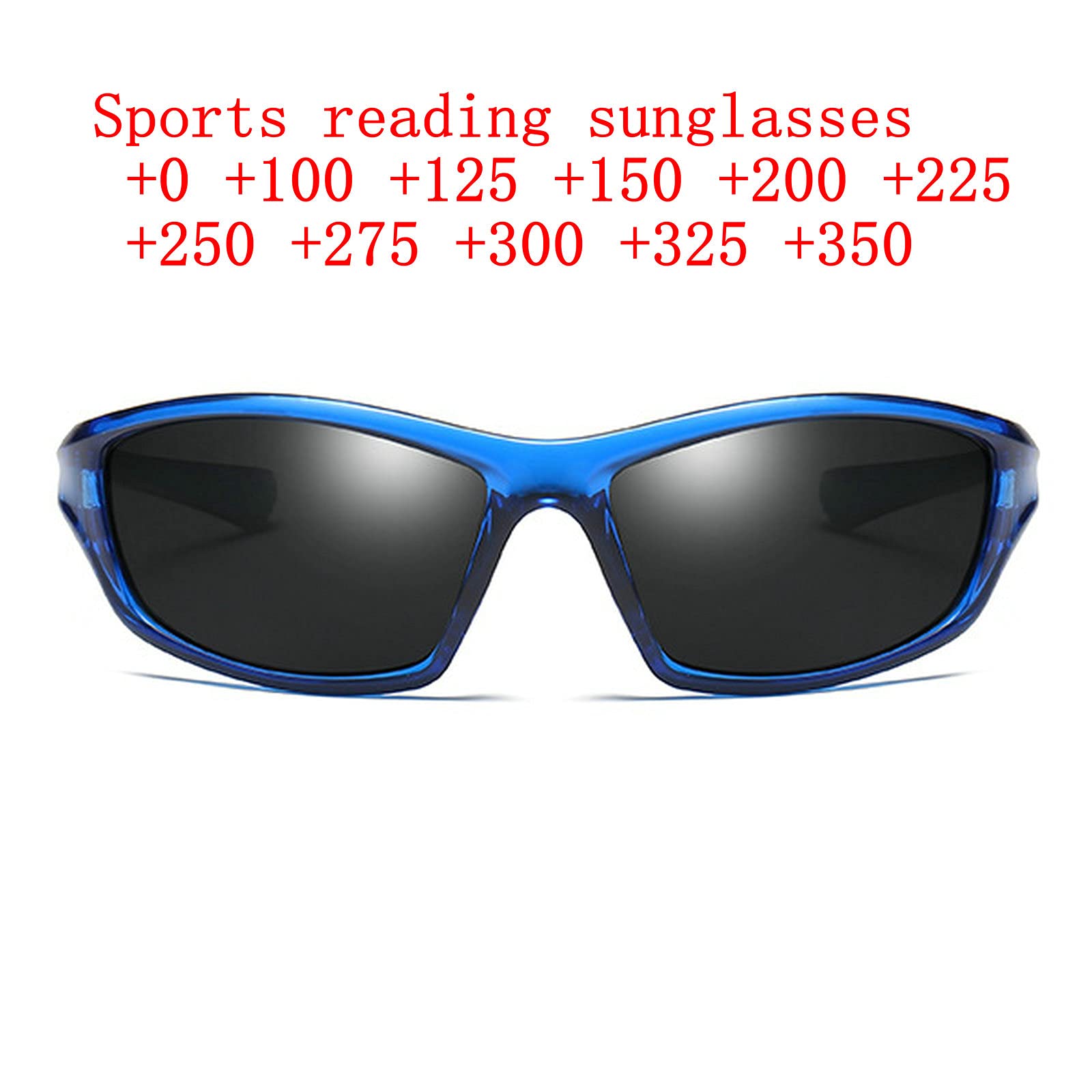 Ultralight Sports Reading Sunglasses for Men & Women - Full Frame Presbyopia Glasses with UV Protection - Perfect for Outdoor Activities, Reading, and Fashion
