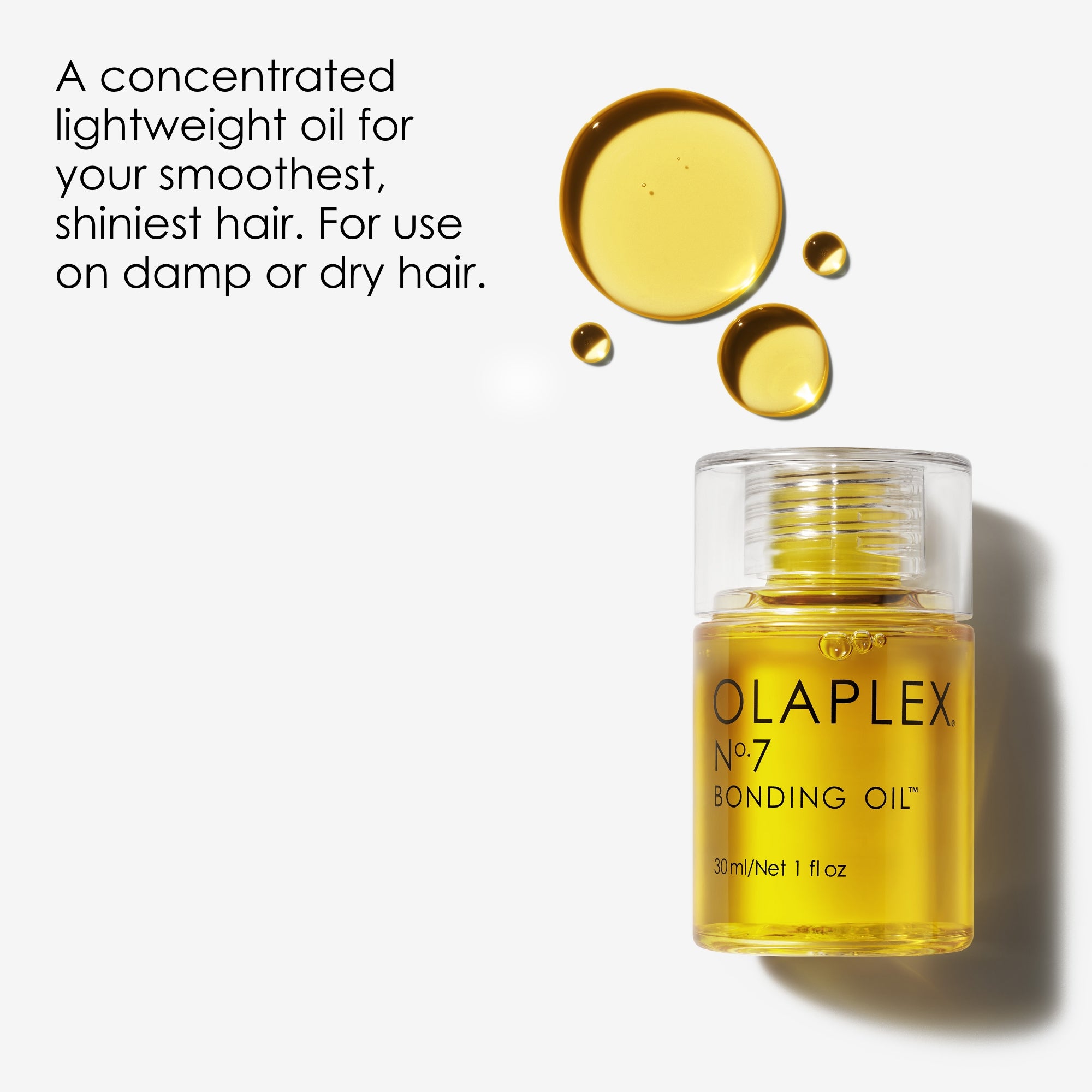 Olaplex No.7 Bonding Oil - Hair Repair Treatment for Damaged Hair, Split Ends & Frizz Control - Perfect for Salon & Home Use