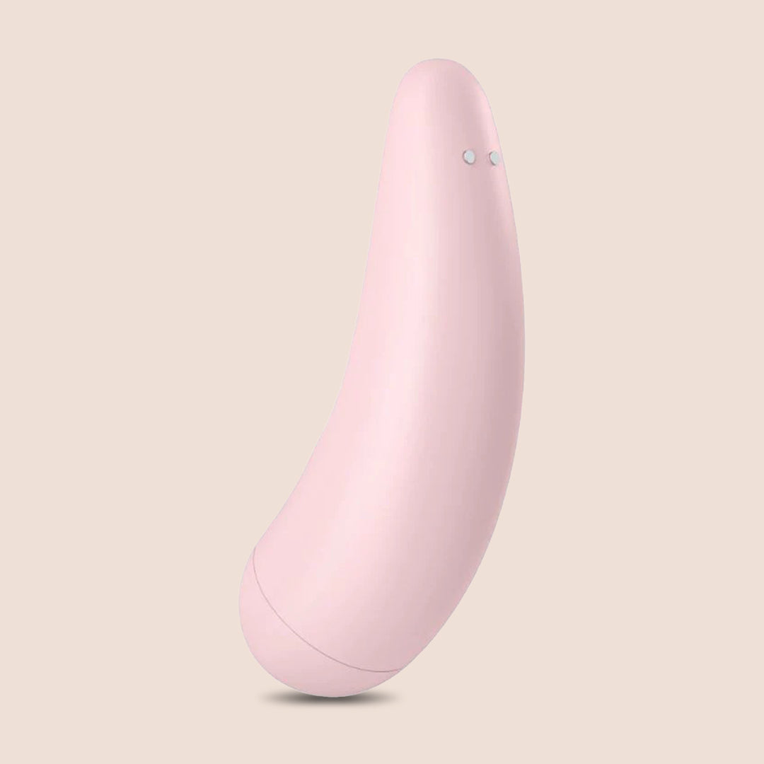 Satisfyer Curvy 2+ Air Pulse Stimulation & Vibrations Clitoral Stimulator for Women - Perfect for Solo Play & Couples Intimacy