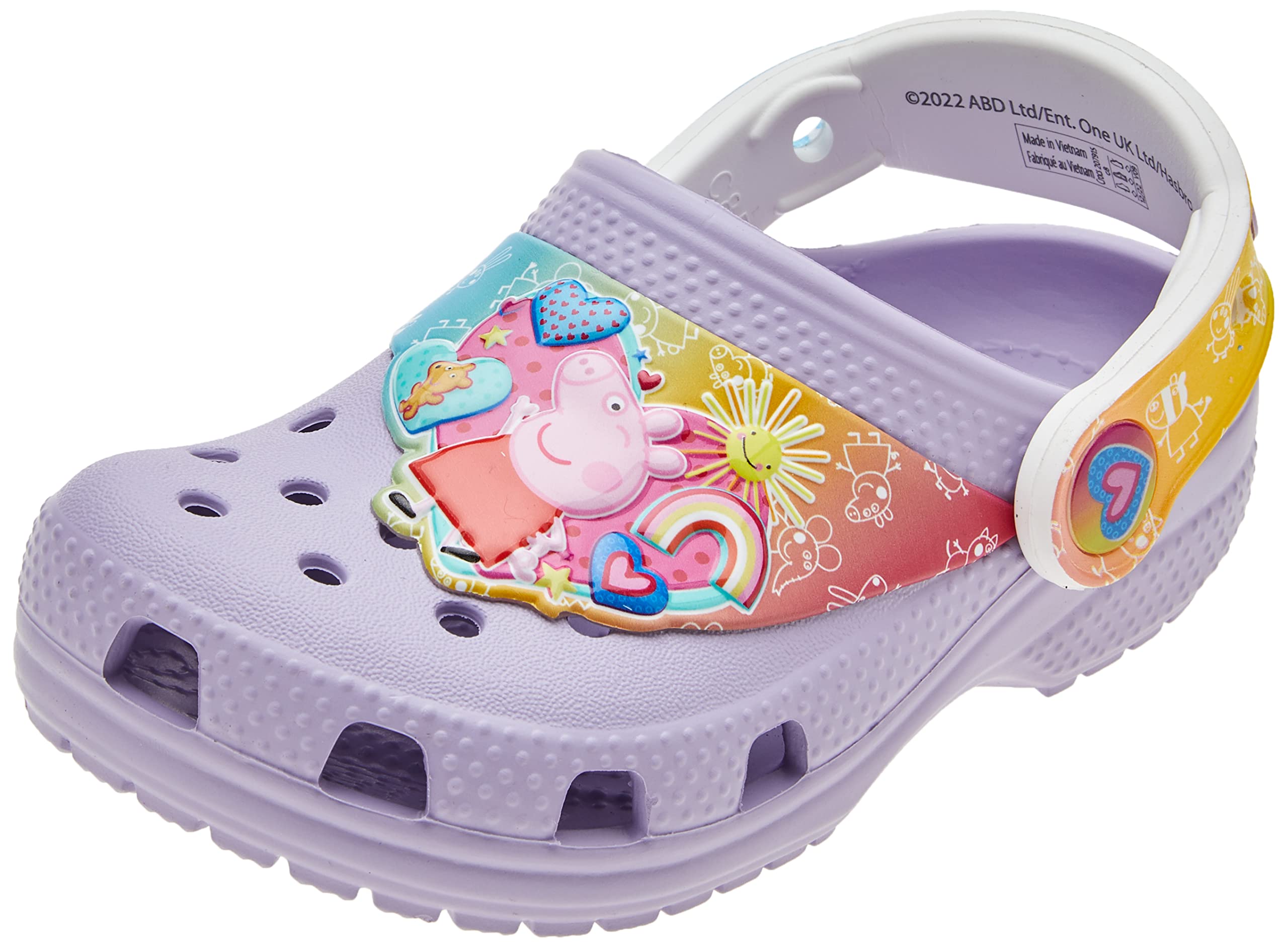 Crocs Unisex-Child Classic Peppa Pig Clog | Kids Water Shoes for Beach, Pool & Outdoor Play | Lightweight & Comfortable Slip-On Clogs