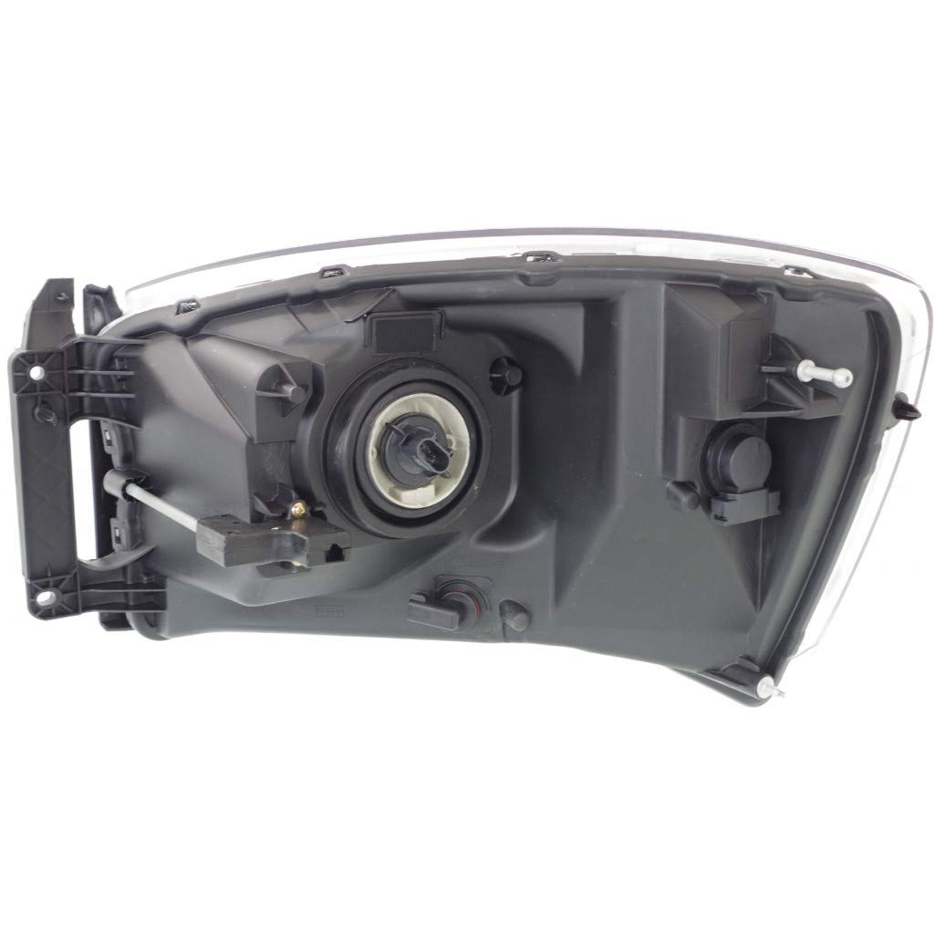 2006 Dodge Ram 1500 Passenger Side Headlight Assembly with Bulbs - DOT Certified (Part #CH2519114 | 55077794AD, 55077794AB, 55077794AC) - Perfect for Night Driving & Enhanced Visibility