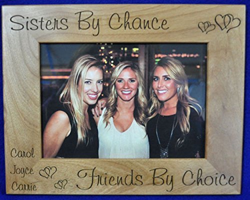 Custom Sister Picture Frame - Personalized Birthday Gift for Sister, Best Friend & Sibling | Perfect for Bedroom Decor, Family Photos & Special Occasions