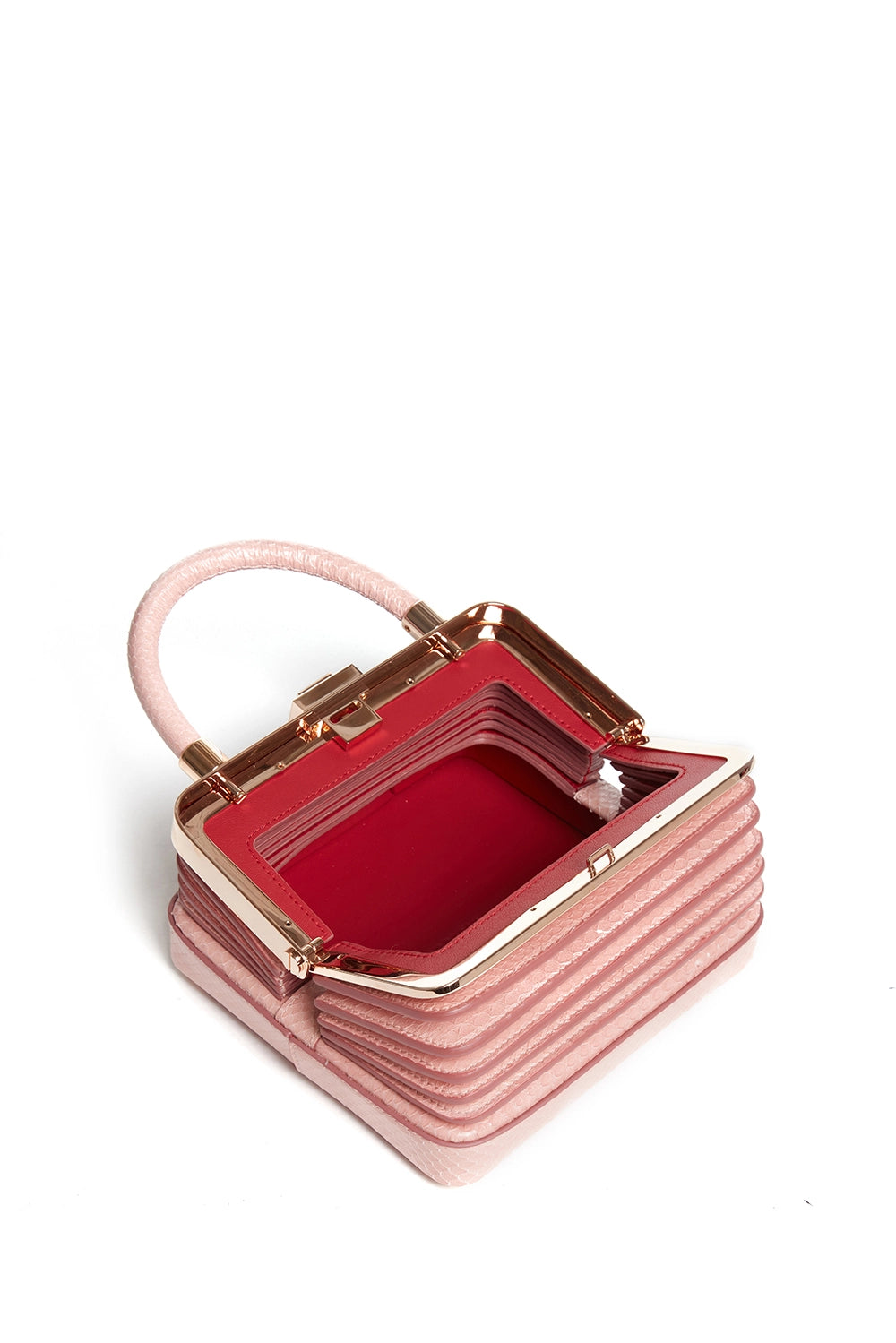 Pink Snakeskin Small Diana Bag - Stylish Crossbody Purse for Women, Perfect for Parties, Dates & Everyday Use