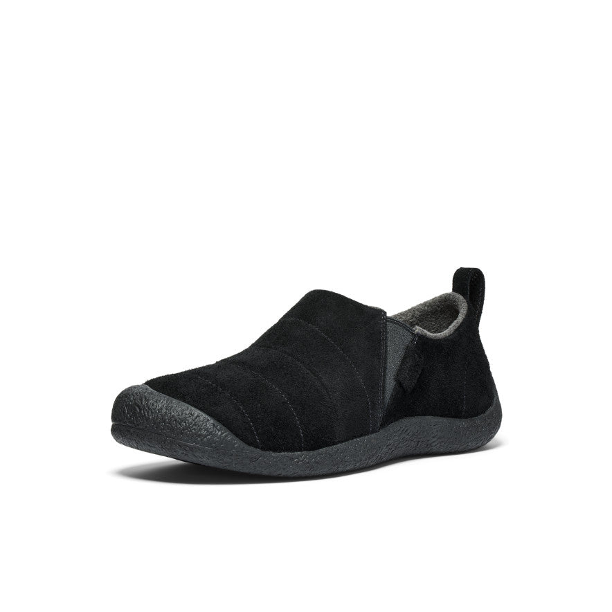 Men's Howser II Leather Shoes - Black/Black | Comfortable & Stylish for Casual Wear & Outdoor Activities