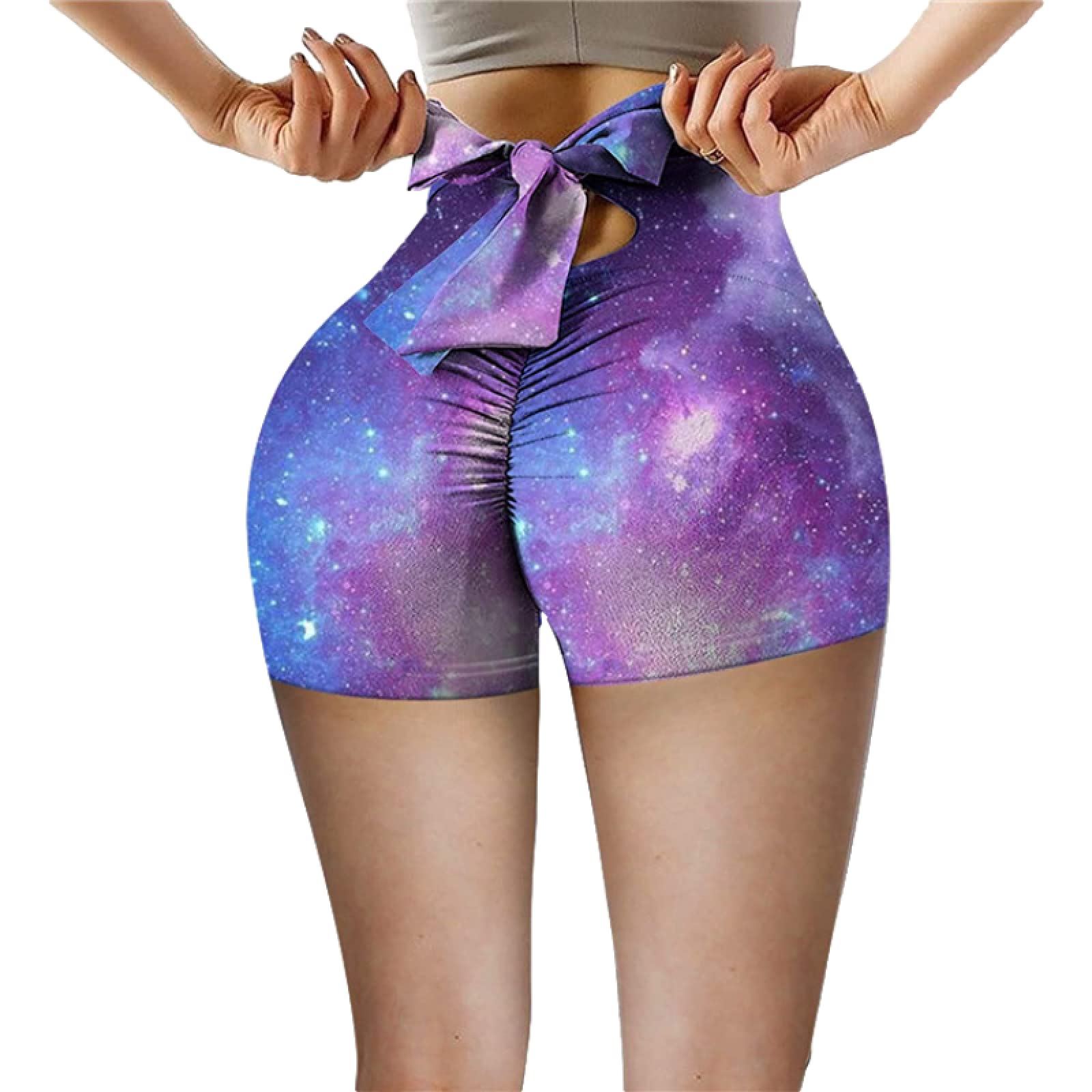 Trendy Women's Printed Shorts - Fashionable European & American Style High Waist Summer Casual Shorts for Women | Perfect for Beach, Travel, and Everyday Wear
