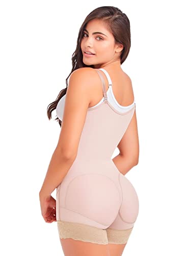 High Compression Strapless Faja Body Shaper 066 - Colombian Shapewear for Tummy Control & Waist Training - Postpartum Recovery & Tummy Tuck Compression Garment for Women - Perfect for Everyday Wear & Special Occasions