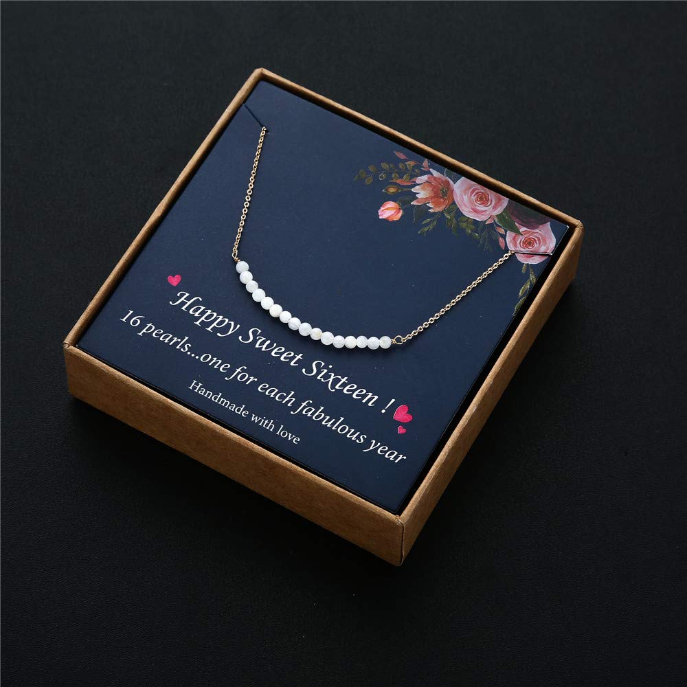 Pearl Pendant Necklace for Women - Elegant Birthday Gift Jewelry with Sterling Silver Chain | Perfect for Anniversaries, Mother's Day & Special Occasions