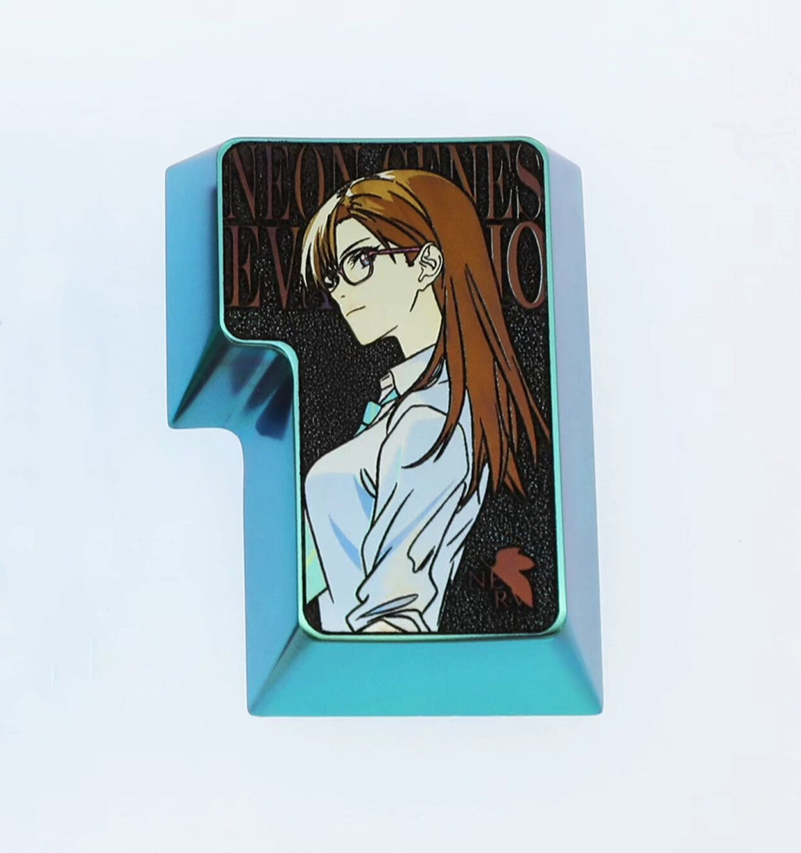 EVA Mari Makinami Illustrious Titanium Alloy Keycaps - Custom Mechanical Keyboard Keycaps for Gaming & Typing - Perfect for Anime Fans & PC Enthusiasts