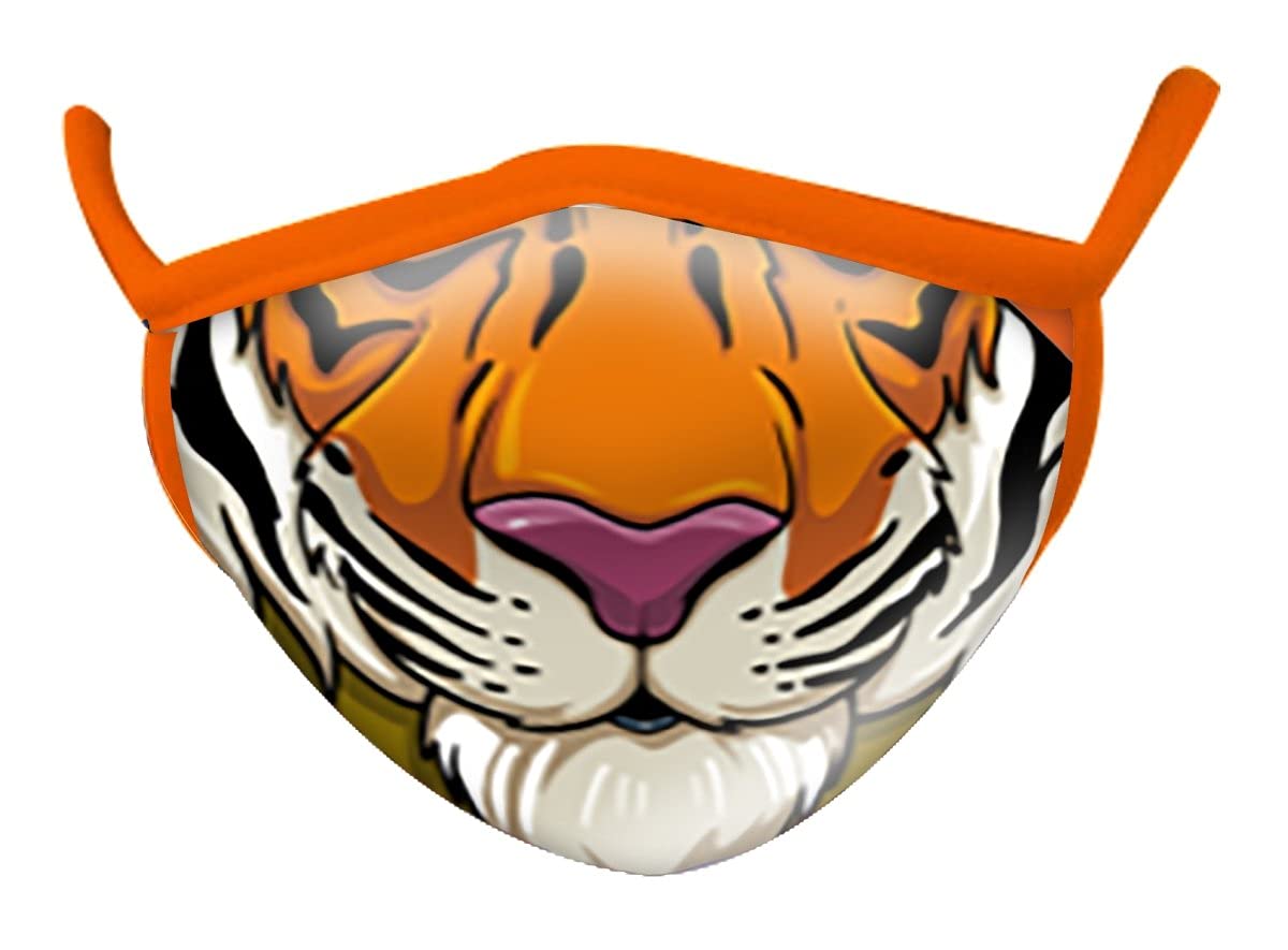 Wild Republic Wild Smiles Reusable Washable Half Face Mask - Comfortable & Breathable for Daily Use, Outdoor Activities & Travel